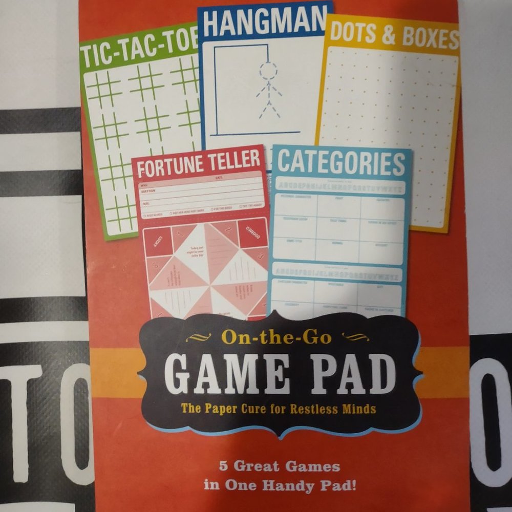 On-The-Go Game Pad 1, Travel Activity Pad for Kids, 6 x 9-inches - Used